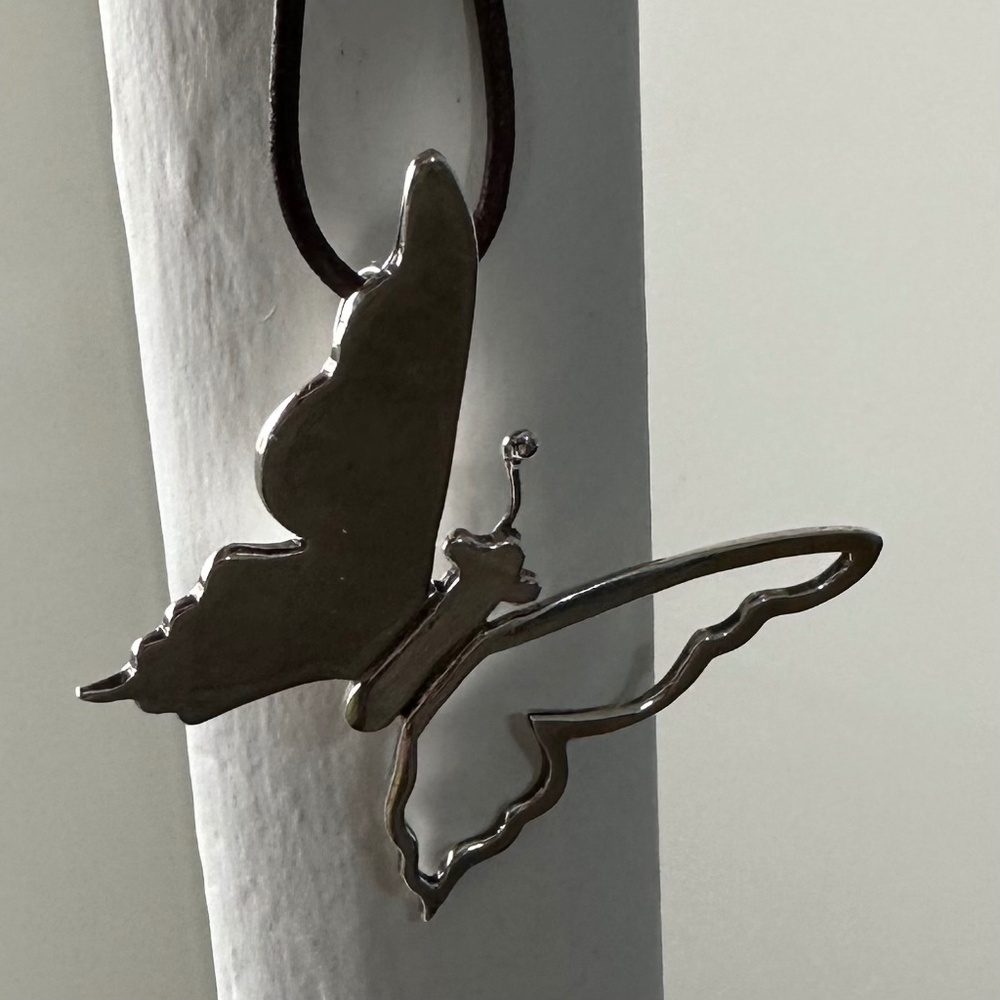 Sterling Silver Butterfly Pendant
